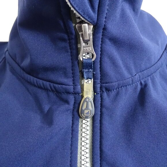 Sperry Top Sider STS35 Men Blue Performance Softshell Jacket Size M Nautical - Picture 3 of 15